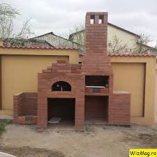 Gratar de gradina din caramida in foisor de lemn galerie poze un spatiu special amenajat in gradina pentru gratar, indiferent de modelul acestuia va aduce cu sine, pe langa mesele delicioase, si multe seri memorabile petrecute in gratar de gradina din caramida oasi crystal, 86 x 56 x 211 cm. Gratar De Gradina Din Caramida Si Cuptor De Pizza
