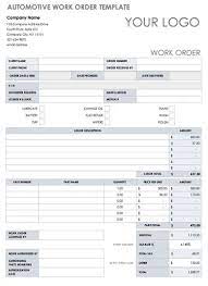 Microsoft provides many invoice templates to work with and that are easily customizable. 17 Work Order Template Free Download Word Excel Pdf