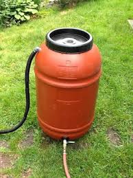 A water collection system to convert a container into a rain barrel. Rainwater Harvesting Rain Barrel Diy 10 Steps With Pictures Instructables