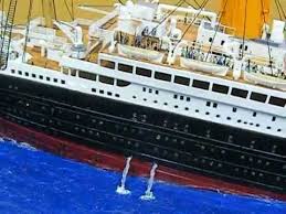 model titanic sinking youtube