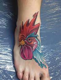 Matej Spendlo Slovakia Rooster Tattoo Foot Tattoo Tattoos