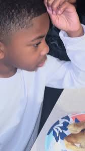 My brother showing MJ that kids dont have food in some parts of the country  , so he can eat his food 😭🤣