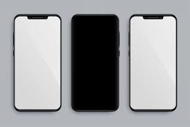 Download Realistic Smartphone Mockup With Front And Back For Free Free Vector Business Cards Vector Business Card Vector Icons Free