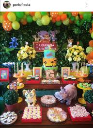 Lion Guard Theme Birthday Party Dessert Table And Decor Festareileao Decoracao Festareileao Ideia Lion Birthday Lion King Birthday Party Ideas Lion King Party