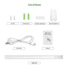 It is not only long enough to go around a full length mirror, but also can adjust the length of the wire. Portable Led Light Bar For Camping Makeup Night Rechargeable Vanity Mirror Lights With Brightness Adjustment Cordless Vanity Lights For Mirror Walmart Com Walmart Com