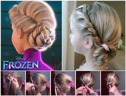 How To Diy Disney Frozen Coronation Hairstyle Www Fabartdiy Com Frozen Hair Elsa Hair Hair Styles