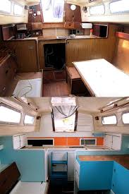 Painting The Interior Boat Interior Design Sailboat Interior Boat Interior