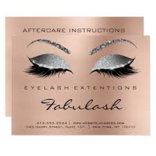 Lashes Extension Aftercare Instruction Gray Rose Zazzle Com Beauty Lash Lash Extensions Lashes
