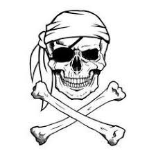 Jolly Roger Pirate Skull And Crossbones In 2020 Pirate Skull Tattoos Pirate Skull Simple Skull Drawing