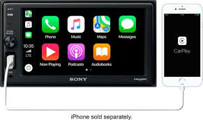 Sony 6 2 Apple Carplay Built In Bluetooth In Dash Digital Media Receiver Black Xavax1000 Best Buy Android Car Stereo Apple Car Play Carplay