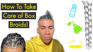 How To Take Care Of Box Braids Product Sleep Shower Youtube