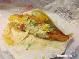 Cabbage and pico de gallo were fresh. Review Del Taco Crispy Chicken Tacos The Impulsive Buy