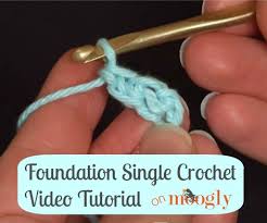 Foundations of double knitting gemini twin socks pattern. Video Tutorial Foundation Single Crochet Fsc
