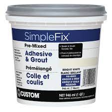 We did not find results for: Custom Building Products Simplefix White 1 Qt Pre Mixed Adhesive And Grout The Home Depot Canada