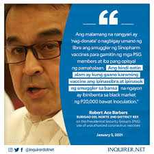 Surigao del Norte 2nd District Rep. Robert Ace Barbers calls