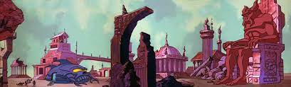 Eternos is the capital city of the planet eternia and the location of the royal palace. He Man Panoramas 014 Colossor Awakes Album On Imgur