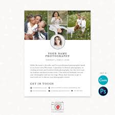 Me is the best free single page portfolio website template for building a striking online presence. About Me Page Template For Canva Photoshop Strawberry Kit
