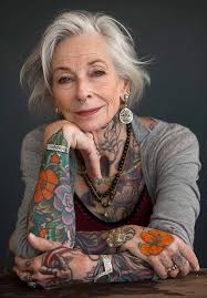 ✨ Age is just a number! ✨ We had the absolute pleasure of tattooing this  amazing woman who, at 70 years old, decided to check off a big item