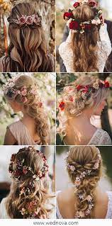 Flower Wedding Hairstyles You Can Try Hair Hairstyles Wedding Hairstyles Bridal Hairstyle Inspiratio Flowers In Hair Wedding Hair Flowers Bride Hairstyles