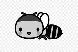 Unduh 66 gambar animasi hitam putih keren gratis. Lebah Lebah Madu Hitam Dan Putih Gambar Png