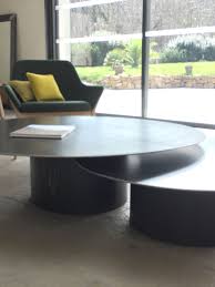 Home 2 Table Basse Table En Acier Table Bois Massif