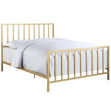 The lyster bed frame is available in stunning white, reflective bronze, gold and millennial pink and in your choice of various sizes—so this luxurious bed will fit seamlessly into your space and colour scheme. Shop Wayfair For All The Best Beds Enjoy Free Shipping On Most Stuff Even Big Stuff 250 Queen Metal Bed Metal Beds Gold Bed