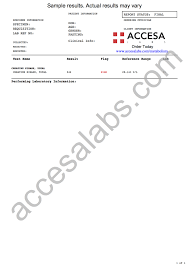Ck Test Creatine Kinase Blood Test Accesa Labs
