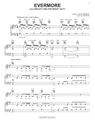 Josh Groban Evermore From Beauty And The Beast Sheet Music Download Pdf Score 416911