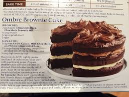 Ghiradelli Ombre Brownie Cake In 2019 Brownie Cake Cake