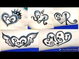 In standard fonts, the letters a, m, t, u, v, w and y each has a vertical line of symmetry that divides it into two corresponding mirror images. 23 Alphabet Mehndi Ideas Mehndi Designs For Hands Mehndi Designs New Mehndi Designs