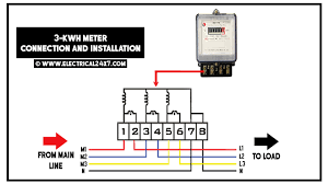 Systems (2 x 3 phase or. How To Wire 1 Phase And 3 Phase Kwh Meter