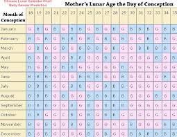 25 Explanatory Chinese Calendar Conception Chart