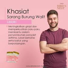 ~ membekalkan kologen untuk kecantikan kulit dan melancarkan pengaliran darah ~ merangsang sel dan membentuk semula struktur sel badan serta menjadikan kulit licin,lembut. Dhiya Shop Khasiat Sarang Burung Diantara Manfaat Facebook