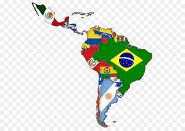 Geographically, it extends from mexico in the north to chile in the extreme south. Lateinamerika Flaggen Von Sudamerika Karte Lateinische Png Herunterladen 640 640 Kostenlos Transparent Baum Png Herunterladen