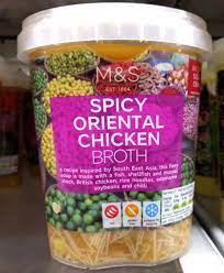 M S Spicy Oriental Chicken Broth Chilled Soup Ms Recipes Soup