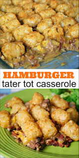 Combine egg, milk and oil; Hamburger Tater Tot Casserole Mess For Less
