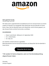 Hi, ich habe heute die email bekommen die im anhang ist. Amazon Phishing Aktuell Gefalschte E Mails Im Umlauf Spam Alarm