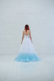 With beach wedding dresses, practicality is key. Vivian Simple High Low Crop Top Wedding Dress With A Touch Of Color