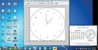 Analogue Clock Using Matlab Source Codes Available Analog Clock Clock Electronics Projects