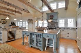 Again, white appliances (here, the refrigerator and dishwasher) fit right in with this country kitchen. 26 Gorgeous White Country Kitchens Pictures Designing Idea