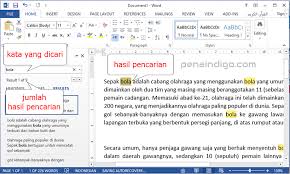 Sehingga, orang yang membaca abstrak yang telah kamu buat dapat dengan mudah dipahami. Cara Mencari Kata Atau Kalimat Di Ms Word Dengan Cepat Pena Indigo