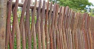 Bauerngarten Gartenzaun Flechtzaun Aus Haselnuss Gartenzaun Naturzaun Zaun