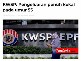 Jul 10, 2020 · upon reaching age 55, the contributions made to your account 1 and account 2 will be consolidated into account 55. Tun Carlos Kwsp Pengeluaran Penuh Kekal Pada Umur 55 Facebook