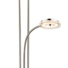 Stehlampe Decken Fluter Leselampe 22 5 Watt Led Chrom Drehbar Hohe