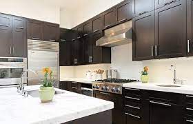 Hard to believe it's the same space. Inspiring Kitchen Cabinetry Details To Add To Your Home Kitchen Design Small Dark Wood Kitchen Cabinets Brown Kitchen Cabinets