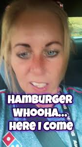 Girl Talking about Hamburger Hoo Ha