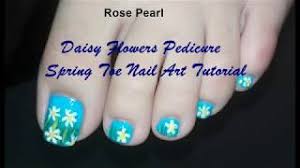 Maybe you would like to learn more about one of these? Daisy Flower Pedicure Nail Art For Spring Toe Nail Art Tutorial No Tools Nail Art Design Youtube