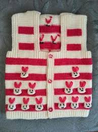 Hamarat Hanimlar Youtube Adli Kullanicinin Bebek Yelek Orneklerim Youtube Panosundaki Pin Baby Knitting Patterns Bebek Yelek Orgu