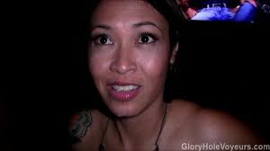 Asian MILF Gloryhole Blowgang