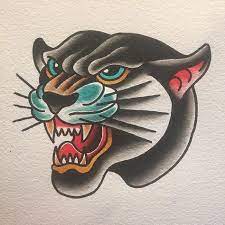 Maybe you would like to learn more about one of these? 64 Ideas Tattoo Traditional Flash Sketches For 2019 Panther Tattoo Old School Tattoo Designs Traditional Tattoo Old School